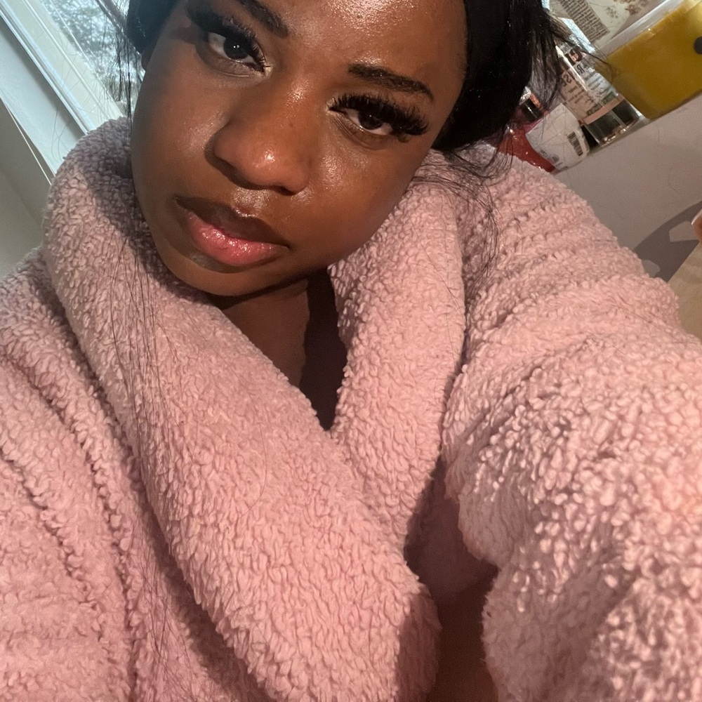 Pink robe